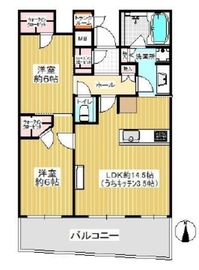 パークタワー晴海 5階 間取り図