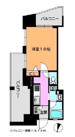 プレミスト山吹神楽坂 11階 間取り図