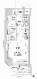 コンシェリア新橋 6階 間取り図