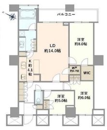 ザ・東京タワーズ ミッドタワー 31階 間取り図