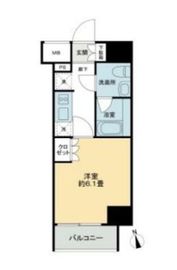 KDA御殿山 402 間取り図