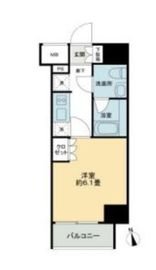 KDA御殿山 1402 間取り図