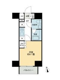 KDA御殿山 1403 間取り図