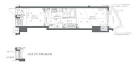 ZOOM新宿夏目坂 2階 間取り図