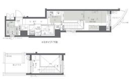 ZOOM新宿夏目坂 10階 間取り図