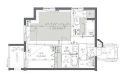 ZOOM新宿夏目坂 2階 間取り図