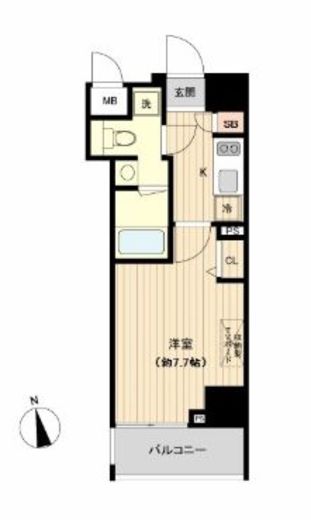 オーキッドレジデンス上野 302 間取り図