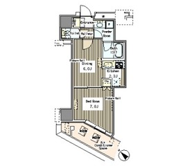 マイタワーレジデンス 1211 間取り図