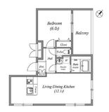 リーガランド都立大学2 404 間取り図