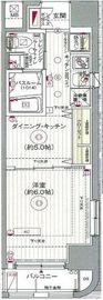 エステムプラザ日本橋レジェンド 7階 間取り図