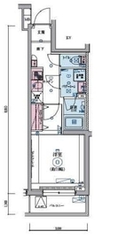 リヴシティ恵比寿 502 間取り図