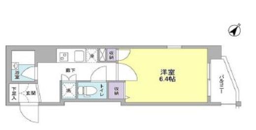 ジェイフラッツ初台 307 間取り図