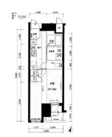 メインステージカテリーナ恵比寿駅前 8階 間取り図