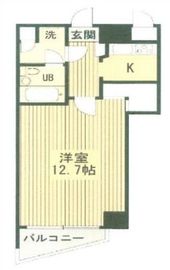 日神パレステージ西麻布 12階 間取り図