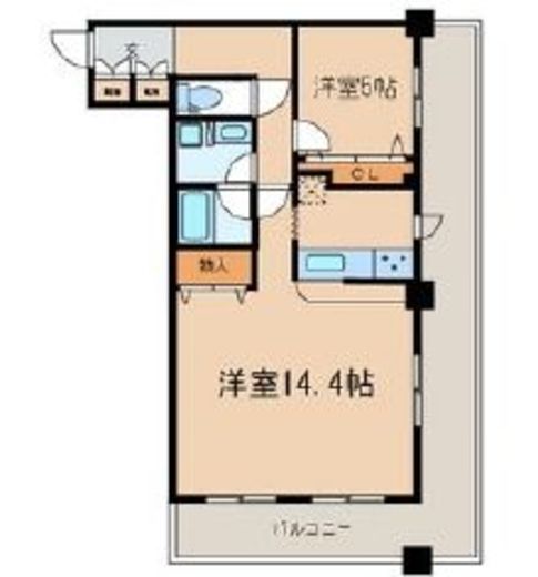 竹橋ヒルズ 913 間取り図