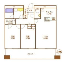 東京タイムズタワー 6階 間取り図