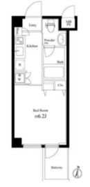 ラスパシオ三軒茶屋 302 間取り図