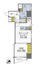 フェルクルール上野駅前 10階 間取り図