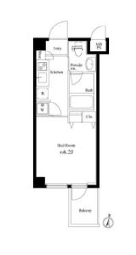 ラスパシオ三軒茶屋 402 間取り図