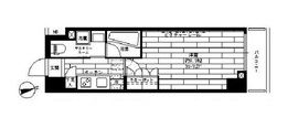 ステージファースト飯田橋アジールコート 8階 間取り図