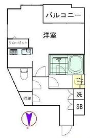 デュオ・スカーラ西麻布タワーウエスト 4階 間取り図