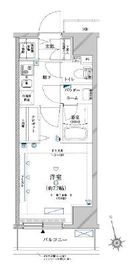 クレイシア三軒茶屋 5階 間取り図