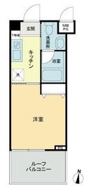 ラスパシオ三軒茶屋 204 間取り図