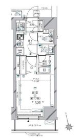 クレイシア三軒茶屋 8階 間取り図