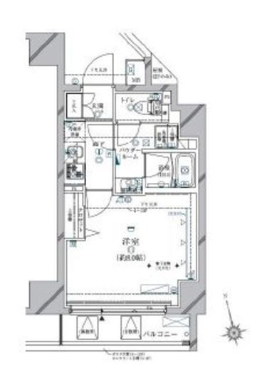 クレイシア三軒茶屋 2階 間取り図