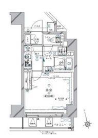 クレイシア三軒茶屋 2階 間取り図