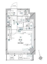 クレイシア三軒茶屋 11階 間取り図