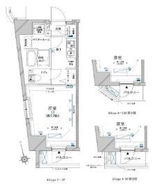 クレイシア三軒茶屋 6階 間取り図