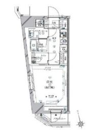 クレイシア三軒茶屋 11階 間取り図