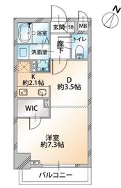 オーキッドレジデンス千代田岩本町 803 間取り図