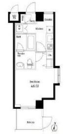 ラスパシオ三軒茶屋 206 間取り図