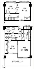 アートヒルズ高輪 404 間取り図