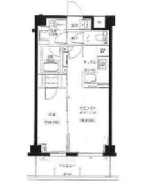 白金ハウス 2階 間取り図