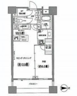 パークハウス千代田富士見 3階 間取り図