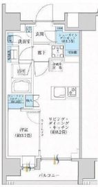 リビオレゾン内神田 8階 間取り図