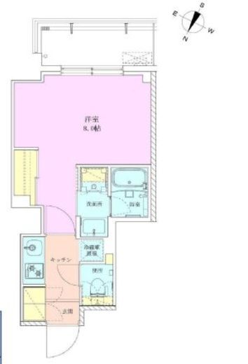 巣鴨レジデンス壱番館 701 間取り図