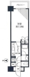 クオリア小石川 8階 間取り図