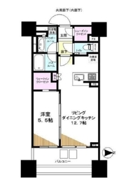 シティタワー銀座東 19階 間取り図