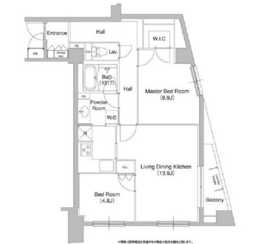 コンフォリア原宿 301 間取り図