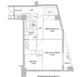 コンフォリア原宿 301 間取り図