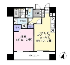 レフィール日本橋本町 3階 間取り図