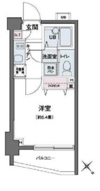 エコロジー都立大学レジデンス 416 間取り図