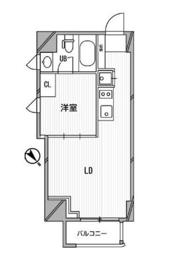 コートモデリア広尾 102 間取り図