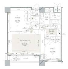 ファーストリアルタワー新宿 2602 間取り図