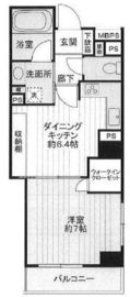 ライオンズマンション飯田橋駅前 5階 間取り図