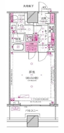 コンシェリア西新宿タワーズウエスト 19階 間取り図